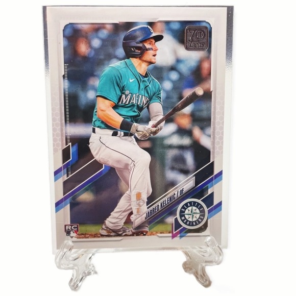 2021 Jarred Kelenic Rookie Card Seattle Mariners Topps Update Series Baseball - Picture 4 of 4